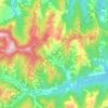 Mappa topografica Ropaga, altitudine, rilievo