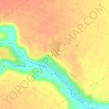 Mappa topografica Juja Farm, altitudine, rilievo