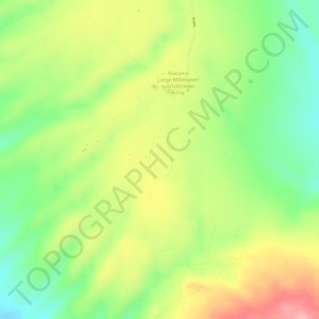 Mappa topografica A018, altitudine, rilievo