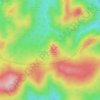Mappa topografica The She-Bear, altitudine, rilievo