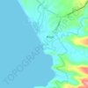 Mappa topografica Pag-asa, altitudine, rilievo