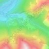 Mappa topografica Les Combes, altitudine, rilievo