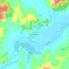Mappa topografica Coronel de Maule, altitudine, rilievo