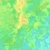Mappa topografica Bethlehem, altitudine, rilievo