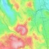 Mappa topografica La Purinière, altitudine, rilievo