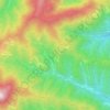 Mappa topografica Chesta, altitudine, rilievo