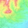 Mappa topografica Alessandrino, altitudine, rilievo