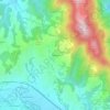 Mappa topografica Moscano, altitudine, rilievo