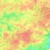 Mappa topografica Cosquer, altitudine, rilievo
