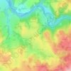 Mappa topografica La Pierre de Neuvic, altitudine, rilievo