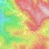 Mappa topografica Cecafumo, altitudine, rilievo