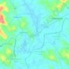 Mappa topografica Kattachira, altitudine, rilievo