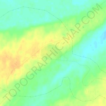 Mappa topografica Nibega, altitudine, rilievo