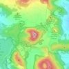 Mappa topografica Volcà del Croscat, altitudine, rilievo