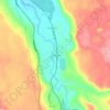 Mappa topografica Quillagua, altitudine, rilievo