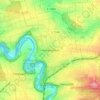 Mappa topografica Hohenacker, altitudine, rilievo