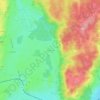 Mappa topografica Wenglingen, altitudine, rilievo