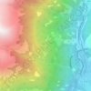 Mappa topografica Pratalzo, altitudine, rilievo