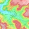Mappa topografica Lengenfeld unterm Stein, altitudine, rilievo
