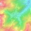 Mappa topografica Le Planay, altitudine, rilievo
