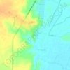 Mappa topografica Becará, altitudine, rilievo