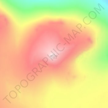 Mappa topografica Balkonen, altitudine, rilievo