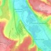 Mappa topografica Lalonde, altitudine, rilievo