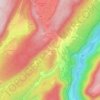 Mappa topografica Trés le Mur, altitudine, rilievo