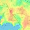 Mappa topografica La Briantais, altitudine, rilievo