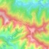 Mappa topografica Saint-Roman de Tousque, altitudine, rilievo