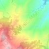 Mappa topografica Pugliano, altitudine, rilievo