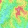 Mappa topografica Daniecq, altitudine, rilievo