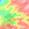 Mappa topografica Vale de Gaios, altitudine, rilievo