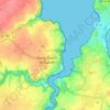 Mappa topografica Le Val, altitudine, rilievo