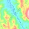 Mappa topografica Machuca, altitudine, rilievo
