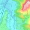 Mappa topografica La Tuilerie, altitudine, rilievo