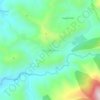 Mappa topografica Santo Rosario, altitudine, rilievo
