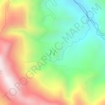 Mappa topografica CAMANCHA, altitudine, rilievo