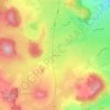 Mappa topografica Bargettes, altitudine, rilievo