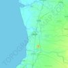 Mappa topografica Valsad, altitudine, rilievo