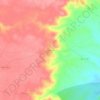 Mappa topografica Guzmán, altitudine, rilievo