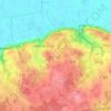 Mappa topografica Le Grand Prés, altitudine, rilievo
