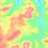 Mappa topografica Lumbia, altitudine, rilievo