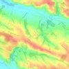 Mappa topografica Laoureaux, altitudine, rilievo