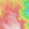Mappa topografica Fonte da Pedra, altitudine, rilievo