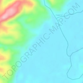 Mappa topografica Buenos Aires, altitudine, rilievo