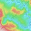 Mappa topografica Zagolik, altitudine, rilievo