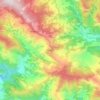 Mappa topografica Pokhri, altitudine, rilievo