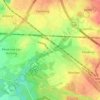 Mappa topografica Vezonchaux, altitudine, rilievo