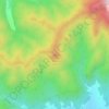 Mappa topografica Pico de los Machos, altitudine, rilievo